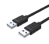  Y-C442GBK, UNITEK, Cable, 1.5M USB 2.0 Extension, USB-A (M) to USB-A (M) Cable.