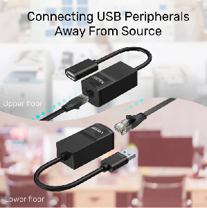  Y-UE01001, UNITEK, USB Adapter, USB 1.1 Extension Over RJ45 (up to 60M).