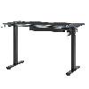 GT120 RGB Gaming Desk, 100-240V, Size: 120cm(L) x 60cm(W) / 47.2"(L) x 23.6"(W), RGB LED Lighting Strip: 16.8 million colors,