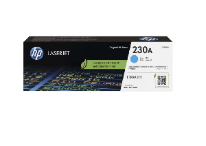 W2301A, HP 230A Cyan Original LaserJet Toner Cartridge Up to 1,800 pages