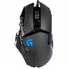 G502, Logitech High Performance Gaming Mouse, 100–25,600 DPI, 11 Buttons, RGB, 2.1m USB, 1Y, (910-005470)