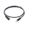 AV124 UGREEN (10782)  3.5mm Male to Female Extension Cable 1m (Gray)