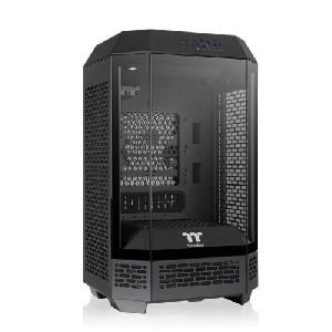 The Tower 250, ThermalTake, Black, Mini Tower, Tempered Glass, 2x120mm Fan, CA-1Z9-00S1WN-00