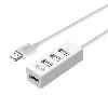 Y-2146, UNITEK USB2.0 4-Port Hub (0.11M Cable), White