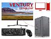 VENTURY Full complete set of office computer Monitor 24 inch, CPU  i3 10Gen - Ram DDR4 8Gb - M.2 SSD 256Gb, key& mause