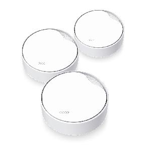 Deco X50-PoE(3-pack), TP-LINK,  AX3000 Whole Home Mesh Wi-Fi 6 System with PoE