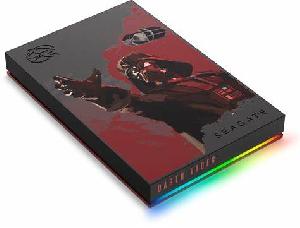 STKL2000411, SEAGATE External HDD 2 TB, RGB Gaming FireCuda , 2.5" Special Edition: Star Wars Darth Vader USB 3.2