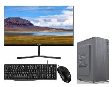 Full complete set of office computer Monitor 24 inch, Cpu i3 - Ram 8Gb - Ssd 240Gb, key& mause