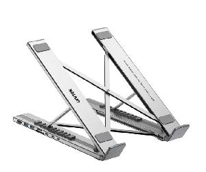 D1137A, UNITEK, Laptop Stand, Foldable, with Docking Station- 2*USB-A+USB-C 5Gbps+HDMI 4K+SD/Micro SD+PD 100W), Space Grey. D1137A, UNITEK, Laptop Stand, Foldable, with Docking Station- 2*USB-A+USB-C 5Gbps+HDMI 4K+SD/Micro SD+PD 100W), Space Grey.