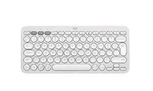K380s, Logitech PEBBLE KEYS 2 Bluetooth keyboard with customizable keys, White 920-011852