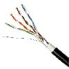 ქსელის კაბელი CAT-5e, FTP, 24AWG,0.50MM,CCAU, 4PAIRS,  OUTDOOR 40%  05212440