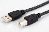 KDUSB2002-5M, KINGDA, USB AM/BM,28AWG Copper+28AWG ,OD=4.5MM,PVCBraiding 64X0.12AL ,1 ferrite,5M