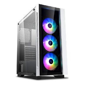 MATREXX 55 V3 ADD-RGB WH 3F,Deepcool, WHITE Mid Tower Case 1×USB3.0/2×USB2.0/1,slots 7/ 3×120mm,3×140mm