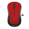  M235, Logitech, Mouse, USB Wireless 1000 dpi 3 Button, 1xAA-12 month 84g Red/Black.