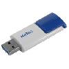 NT03U182N-064G-30BL, Netac U182 Blue USB3.0 Flash Drive 64GB,retractable