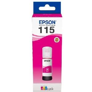  115 - C13T07D34A, EPSON, Ink, Magenta  Bottle 70ml, 6,200 pages.