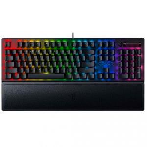 RZ03-03540800-R3R1 Razer Gaming Keyboard BlackWidow V3 Green Switch USB RU RGB, Black