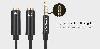AV141 UGREEN (30620) 3.5mm male to 2 Female Audio Cable ABS Case (Black) 