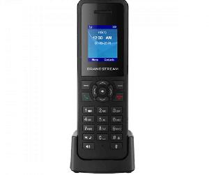 DP720, Grandstream, Wireless DECT Phone, 5 Phones per BS, Colour Display, With charger and Power sup