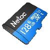 NT02P500ECO-128G-S, Netac P500 ECO MicroSDXC 128GB U1/C10, retail pack card only