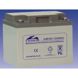 LP12-45, LEOCH Rechargable Battery (12V45AH) 197*165*170*170MM T6