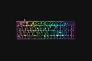 RZ03-04500100-R3M1, Razer Keyboard DeathStalker V2 RGB 104key Red Switch USB EN, black