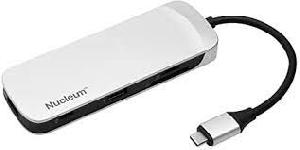 C-HUBC1-SR-EN USB Kingston Nucleum USB-C HDMI Output, USB-A, SD and MicroSD Card Reader