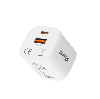 P1125AWH01-EU UNITEK max 33W Wall Charger, EU, USB-A + USB-C Output, White P1125AWH01-EU UNITEK max 33W Wall Charger, EU, USB-A + USB-C Output, White