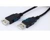 KDUSB2004-0.5M, Kingda, USB 2.0 EXTENSION  Cable  A Male to A Female,0.5M