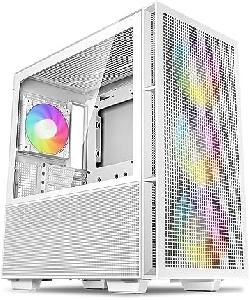 CH560 WH, Deepcool, Mid-Tower Case, 7 Slots, USB3.0×2,Audio×1,TypeC×1,Front: 3×140mm,Rear: 1×120mm