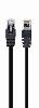 PP12-0.25M/BK Gembird UTP CAT5E Patch cord black 0.25m