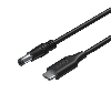 C14116BK-1.8M, UNITEK, 1.8M, 65W USB-C to DC5.5*2.5mm Charging Cable for Toshiba Laptops C14116BK-1.8M, UNITEK, 1.8M, 65W USB-C to DC5.5*2.5mm Charging Cable for Toshiba Laptops