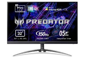 UM.JXXEE.S01 ACER Predator X32QFS 31.5" 4K Mini LED IPS 3840x2160,150Hz,1ms,700nits,HDR1000, 99% sRGB,2xHDMI,1xDP,1xType-C