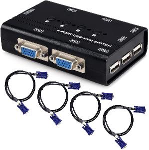 KDKDV0401Kingda, Kvm Switche Usb 4 Ports
