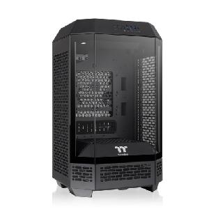  The Tower 250, THERMALTAKE, CASE, Black, Mini-ITX, 2x120mm Fans, AIO 360mm, air 210mm, GPU 360mm, 1x3.5”, Type-C, USB 3.0x2,