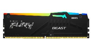 KF552C36BBEA-16  Kingston MEMORY FURY (RGB) 16GB 5200MHz DDR5 DIMM CL36 1Rx8 2G x 64-Bit