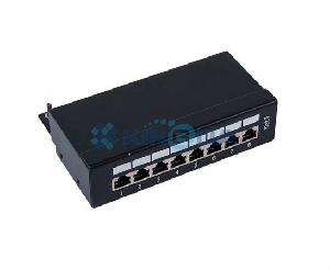  KD-PP28-STP-C6-8P, KINGDA, Patch Panel, Mini STP CAT6, 8 ports.