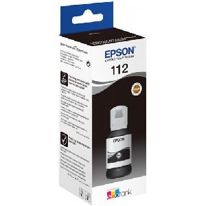  112 - C13T06C14A, EPSON, Ink, Pigment Black Bottle 127ml, 7,500 pages.