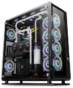 Core P8 TG, ThermalTake, Black/Wall Mount/4mm Tempered Glass*3, CA-1Q2-00M1WN-00