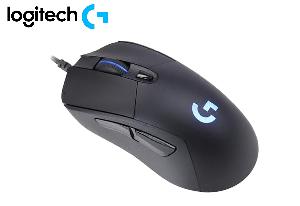 G403, LOGITECH HERO LIGHTSYNC Gaming Mouse, 6 buttons, 100-25,600 dpi, USB 2.1 m, BLACK (L910-005632 )