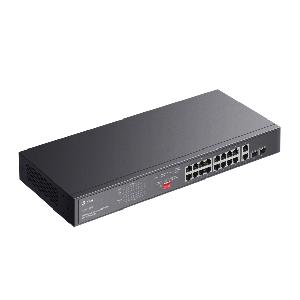 TL-SG1218MP, TP-LINK, 16× Gigabit PoE+ RJ45 ports, 2× Gigabit on-PoE RJ45 ports, and 2× Combo Gigabit SFP slots 802.3af/at TL-SG1218MP, TP-LINK, 16× Gigabit PoE+ RJ45 ports, 2× Gigabit on-PoE RJ45 ports, and 2× Combo Gigabit SFP slots 802.3af/at