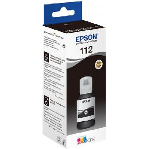 112 - C13T06C14A, EPSON, Pigment Black Ink Bottle 127ml