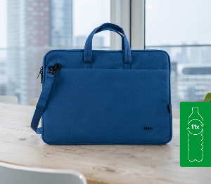 24448 TRUST BOLOGNA LAPTOP BAG 16″ ECO BLUE
