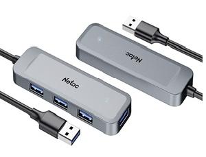 NT08WF11-30GR,Netac USB Hub WF11, USB-A to USB3.0*4
