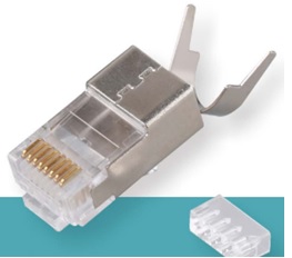 KD-PG8027, KINGDA STP CAT7 Plug,for 22AWG Cable,50pcs/bag