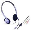 HS-02B, Genius, Headphone with Microphone, Volume Control