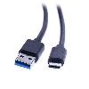 KD-USB3008 KINGDA USB 3.0 A  1m, male to Type C male cable ,high quality,with nylon braiding