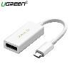 MM130 UGREEN USB-C to DisplayPort Adapter  White (40372)