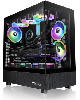 View 270 TG ARGB, ThermalTake, Black, Tempered Glass, CT140 ARGB Fan*1, CA-1Y7-00M1WN-00