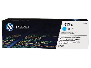 CF381A, HP 312A,  Cyan Laserjet Toner Cartridge